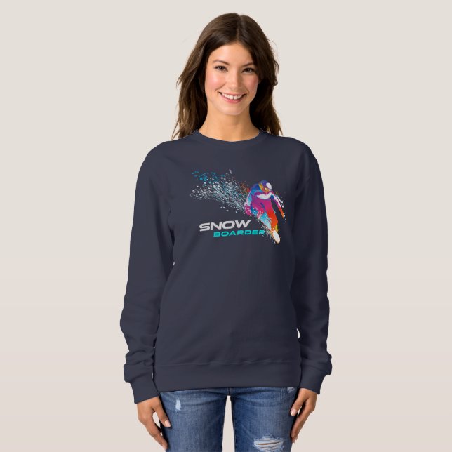 Snowboarden | Sweatshirt (Vorne ganz)