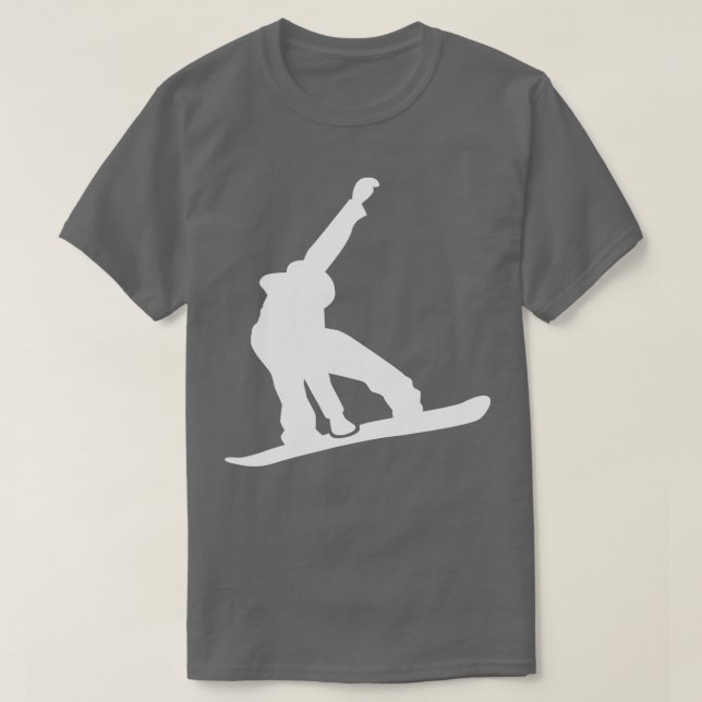 Snowboarden T-Shirt (Design vorne)