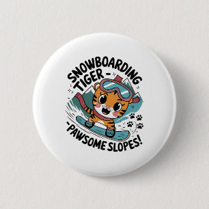 Snowboarden Tiger - Pawsome Slopes! Button