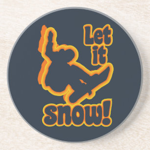 Snowboarden Untersetzer