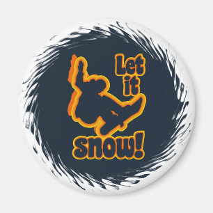 Snowboardenmagnet Magnet