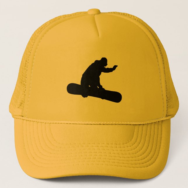 Snowboarder_2 Truckerkappe (Vorderseite)