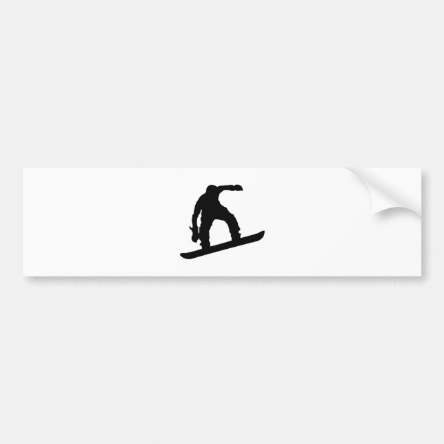 Snowboarder_4 Autoaufkleber (Vorne)