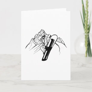 Snowboarder Bergabenteuer Karte