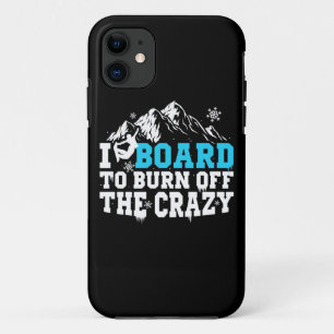 Snowboarder Board zum Abbrennen des verrückten Case-Mate iPhone Hülle
