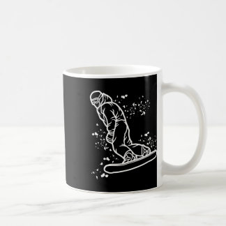 Snowboarder Colorful Snowboard Snowboarden 29 Kaffeetasse