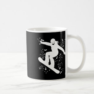 Snowboarder Colorful Snowboard Snowboarden 45 Kaffeetasse