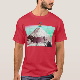 Snowboarder , Coole Snowboardkunst, japanische Kun T-Shirt