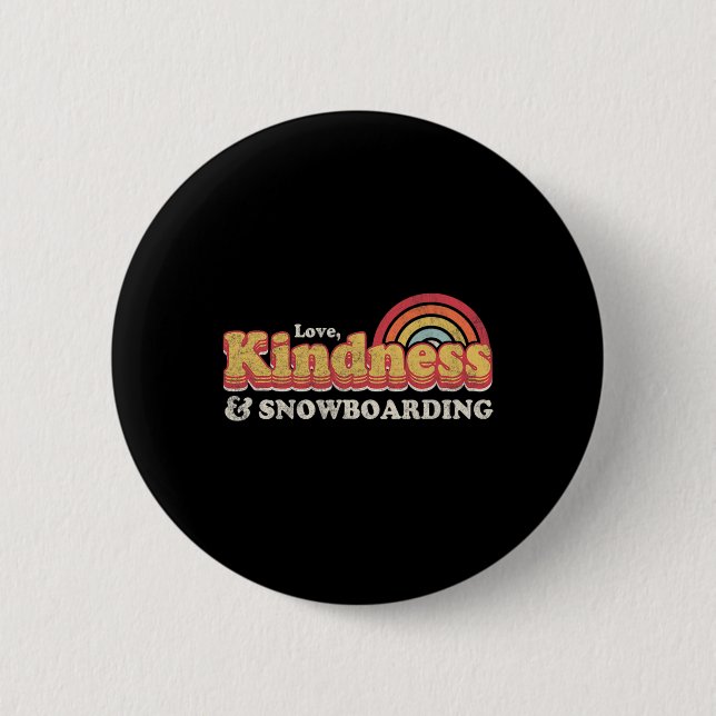 Snowboarder Design1 Button (Vorderseite)