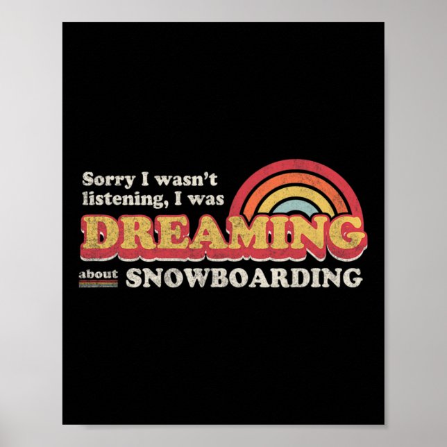 Snowboarder Design Poster (Vorne)