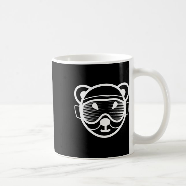 Snowboarder-Enthusiast Kaffeetasse (Rechts)