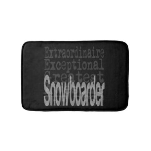 Snowboarder Extraordinaire Badematte
