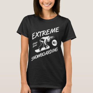 Snowboarder Extreme Snowboarden Wintersport Sno T-Shirt