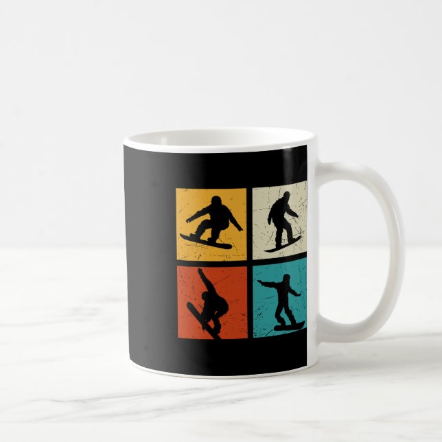 Snowboarder Free Style Snowboarder Snowboard Extr Kaffeetasse (Rechts)