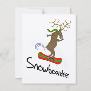Snowboarder Funny Snowboarder Rentier