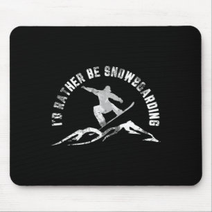 Snowboarder, ich würde eher Snowboarden Mousepad