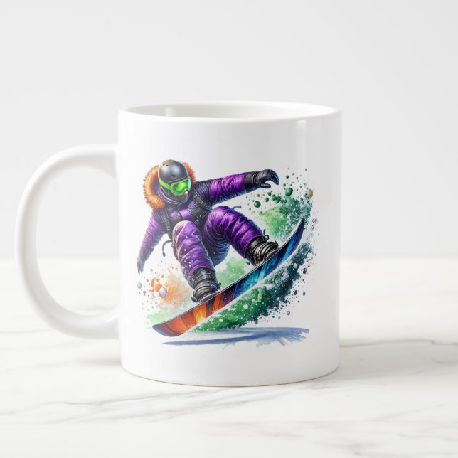 Snowboarder Jumbo  Jumbo-Tasse (Links)
