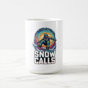 Snowboarder Kaffeetasse