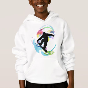 Snowboarder Kinder Hoodie