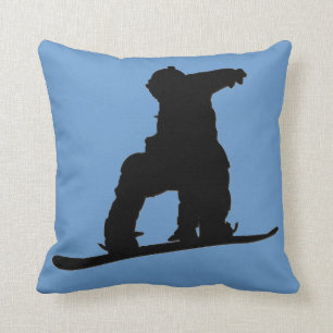 Snowboarder-Kissen Kissen