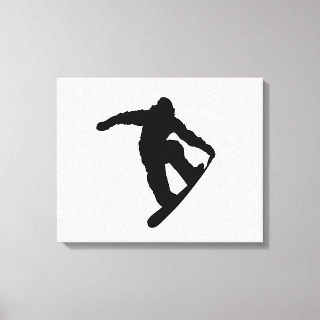 Snowboarder Leinwanddruck (Vorderseite)