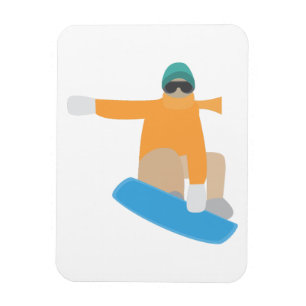 Snowboarder Magnet