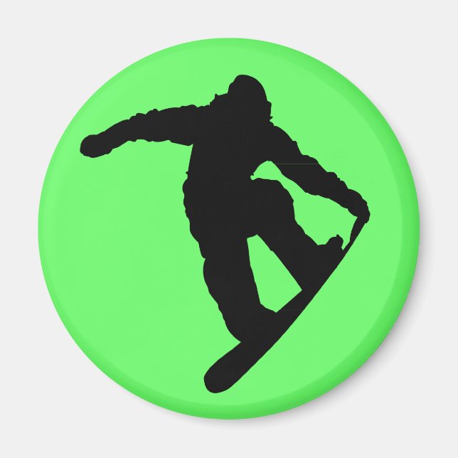 Snowboarder Magnet (Vorne)