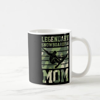 Snowboarder Mama 80er Retro Snowboarder Kaffeetasse