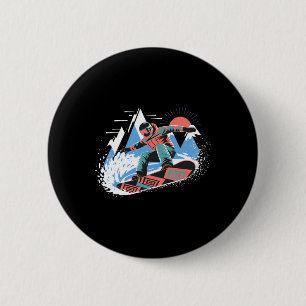 Snowboarder Master Die Pisten Snowboarden Snowboar Button
