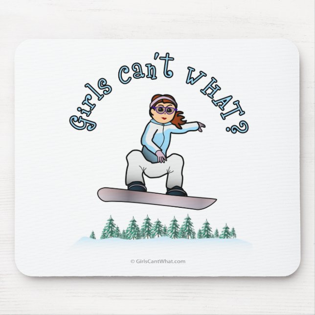 Snowboarder Mousepad (Vorne)