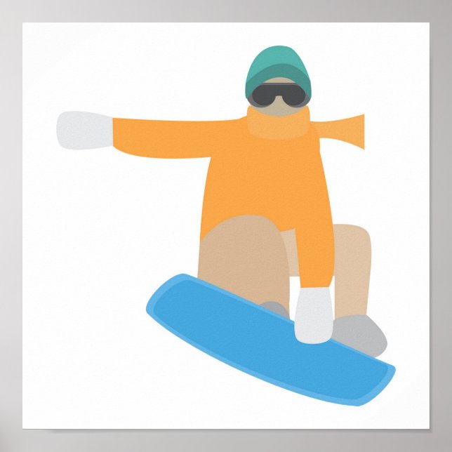 Snowboarder Poster (Vorne)