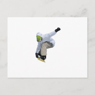 Snowboarder Postkarte