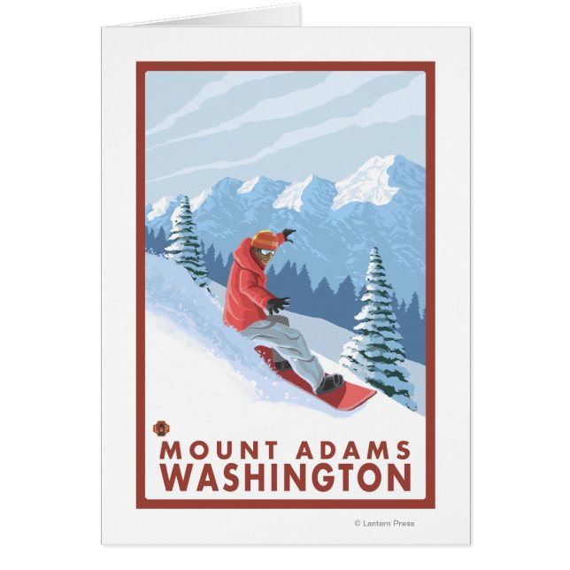 Snowboarder Scene - Mount Adams, Washington (Vorne)