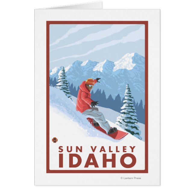 Snowboarder Scene - Sun Valley, Idaho (Vorne)