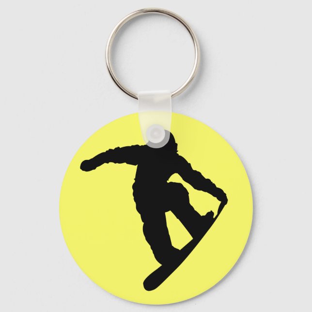 Snowboarder Schlüsselanhänger (Vorderseite)