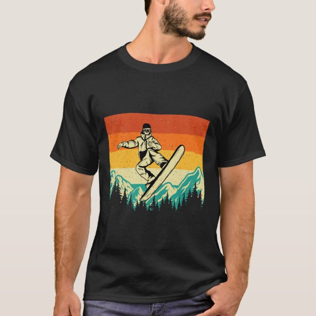 Snowboarder Shirts Retro Vintag Snowboarder - Wi (Vorderseite)