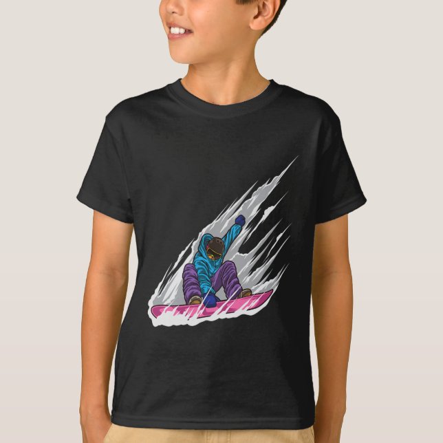 Snowboarder - Snowboard - Freestyle Snowboarder L T-Shirt (Vorderseite)