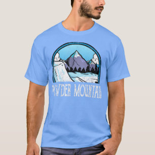 Snowboarder Snowboard Skier Skifahren Utah Pulver T-Shirt