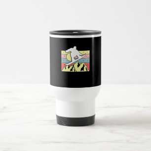 Snowboarder Snowboarder Snowboard Retro Reisebecher