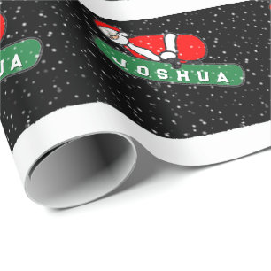 Snowboarder Snowboarding Urlaub Geschenk Geschenkpapier
