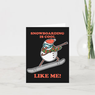 Snowboarder Snowman Snowboard Snowboarden Karte