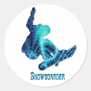 Snowboarder Stickers