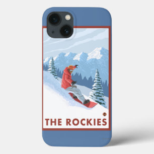 Snowboarder-Szene - die Rockies Case-Mate iPhone Hülle