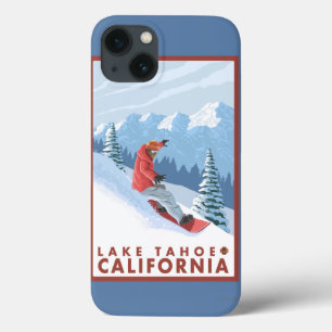Snowboarder-Szene - Lake Tahoe, Kalifornien Case-Mate iPhone Hülle