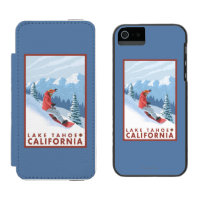Snowboarder-Szene - Lake Tahoe, Kalifornien