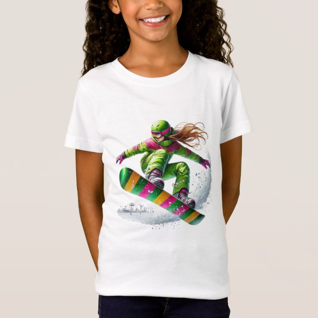 Snowboarder T-Shirt (Devant)