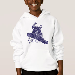 Snowboarder trifft High Snow Hoodie