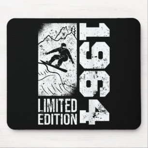 Snowboarder Vintag 1964 Geburtstag Snowboarden Sno Mousepad