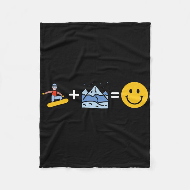 Snowboarder - Wintersport Snowboarden Snowboard Fleecedecke (Vorderseite)