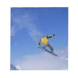 Snowboardfahren in Grizzly Gulch, Little Cottonwoo Notizblock